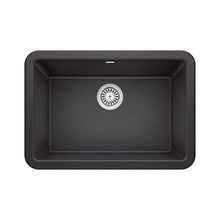 Charger l'image dans la galerie, Évier de cuisine style campagnard à une cuve IKON 27, SILGRANIT anthracite