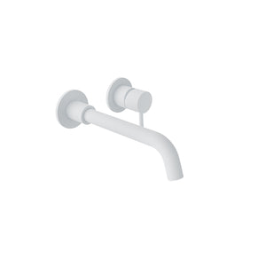 Robinet de lavabo mural monocommande, renvoi non inclus