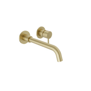 Robinet de lavabo mural monocommande, renvoi non inclus