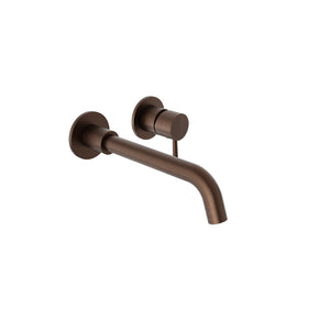 Robinet de lavabo mural monocommande, renvoi non inclus