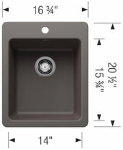 Charger l'image dans la galerie, Évier de bar Liven 17 à 1 cuve  - Gris volcan Blanco