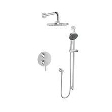 Charger l'image dans la galerie, Robinet de douche pression équilibrée avec tête de douche pluie et douche à glissière