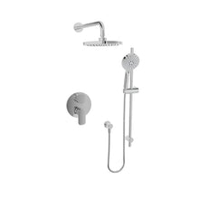 Charger l'image dans la galerie, Robinet de douche pression équilibrée avec tête de douche pluie et douche à glissière