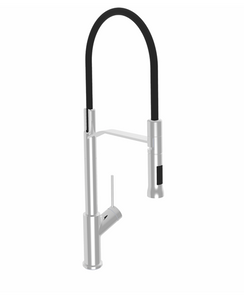 ROBINET DE CUISINE CHROME ET NOIR