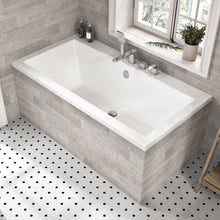 Charger l'image dans la galerie, Baignoire à encastrer sans bride de carrelage,  66 po, en blanc brillant