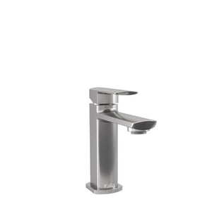 Robinet de lavabo monotrou avec drain - Noir et chrome