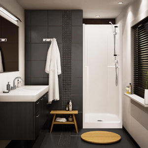 Demonstrateur : Douche en Alcove comprend Porte et murs en acrylique Maax