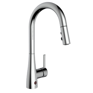 Robinet d'évier de cuisine avec détecteur de mouvement et bec rétractable